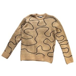 Zara Men's Knit Crewneck Sweater Size L New